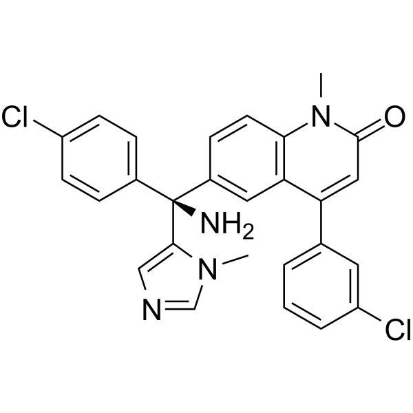 Tipifarnib (S enantiomer)(Synonyms: IND-58359 S enantiomer;  (S)-(-)-R-115777)