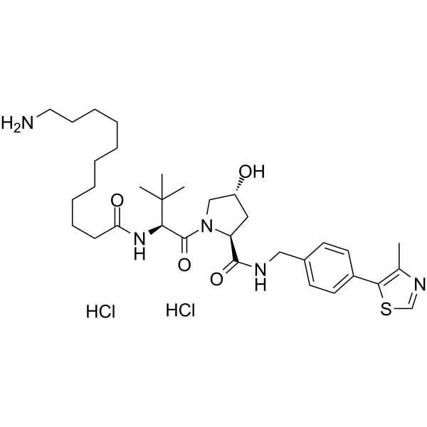 (S,R,S)-AHPC-C10-NH2 dihydrochloride(Synonyms: VH032-C10-NH2 dihydrochloride)