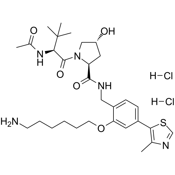 (S,R,S)-AHPC-phenol-alkylC6-amine dihydrochloride(Synonyms: VH032 phenol-alkylC6-amine dihydrochloride)