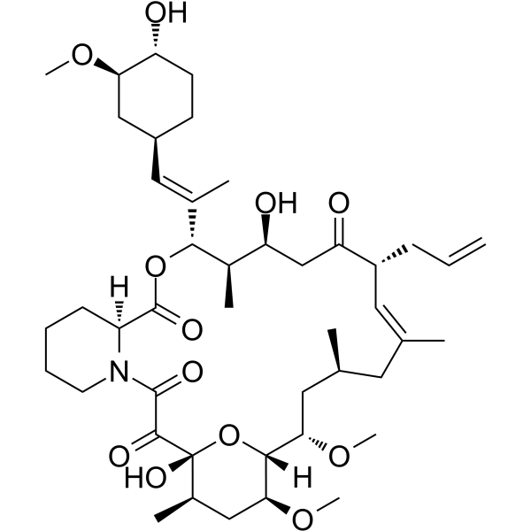 Tacrolimus(Synonyms: 他克莫司; FK506;  Fujimycin;  FR900506)