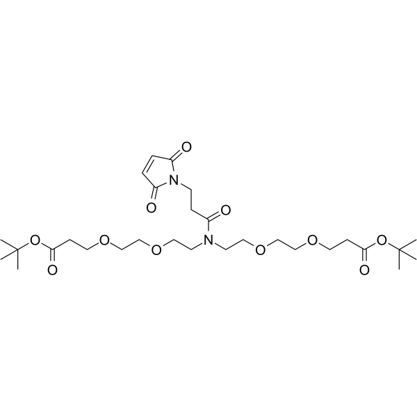 N-Mal-N-bis(PEG2-C2-Boc)