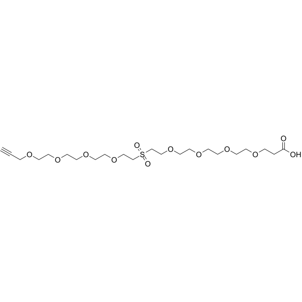 Propargyl-PEG4-Sulfone-PEG4-acid