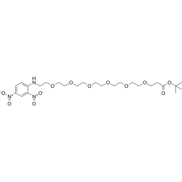 DNP-PEG6-Boc(Synonyms: DNP-PEG6-t-butyl ester)