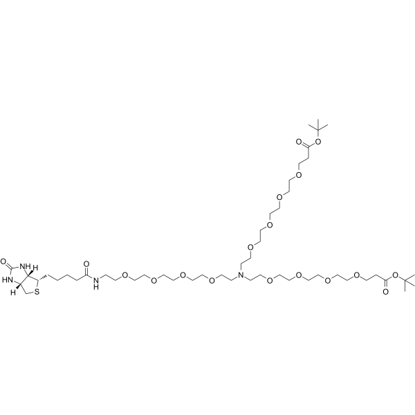 N-(Biotin-PEG4)-N-bis(PEG4-Boc)