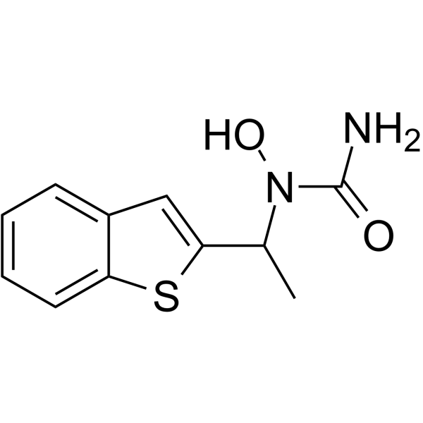 Zileuton(Synonyms: 齐留通; A 64077;  Abbott 64077)