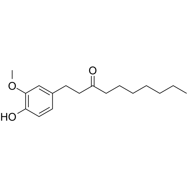 Paradol(Synonyms: 姜酮酚; [6]-Gingerone;  [6]-Paradol)