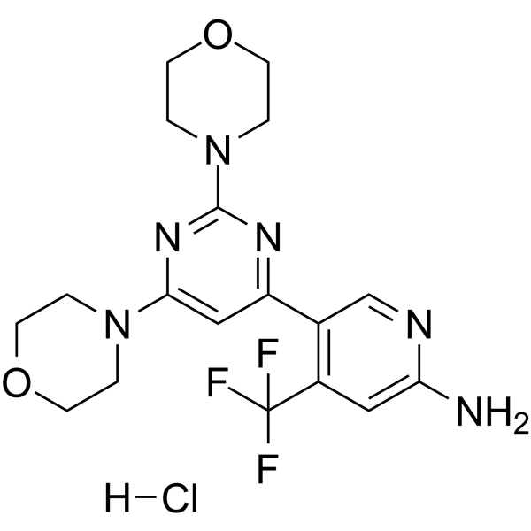 Buparlisib Hydrochloride(Synonyms: BKM120 Hydrochloride; NVP-BKM120 Hydrochloride)