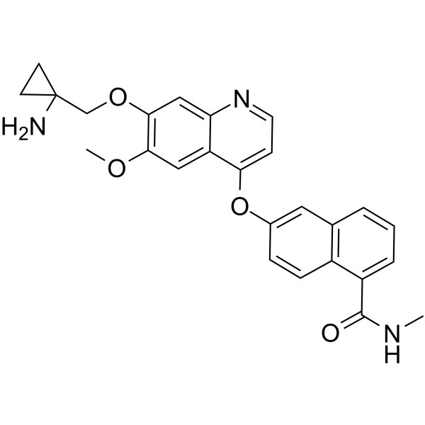 Lucitanib(Synonyms: 德立替尼; E-3810)