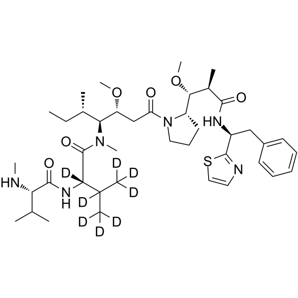 MMAD-d8(Synonyms: Demethyldolastatin 10-d8;  Monomethylauristatin D-d8;  Monomethyl Dolastatin 10-d8)