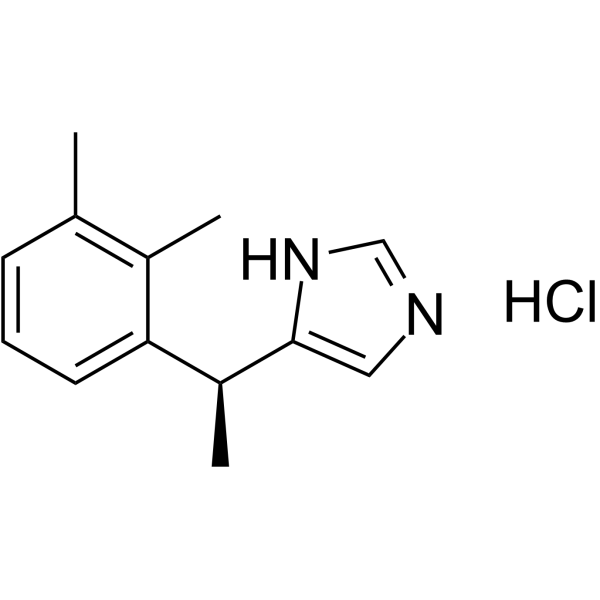 Dexmedetomidine hydrochloride(Synonyms: 盐酸右美托咪定; (+)-Medetomidine hydrochloride; (S)-Medetomidine hydrochloride)