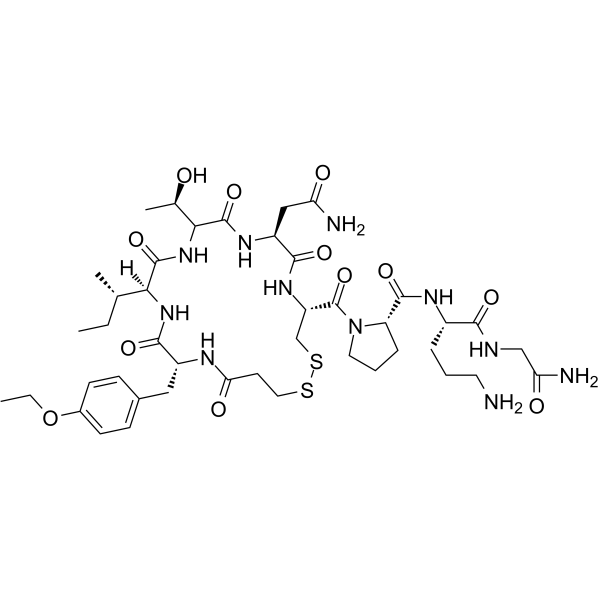 Atosiban(Synonyms: 阿托西班; RW22164;  RWJ22164)