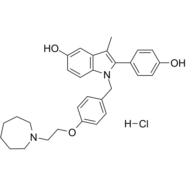 Bazedoxifene hydrochloride(Synonyms: TSE-424 hydrochloride)