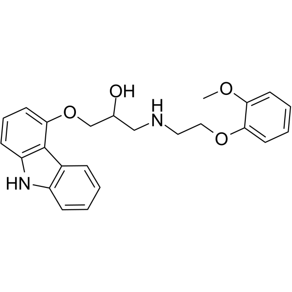 Carvedilol(Synonyms: 卡维地洛; BM 14190)