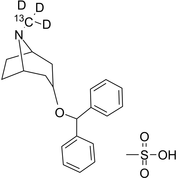 Benztropine-13C,d3 mesylate