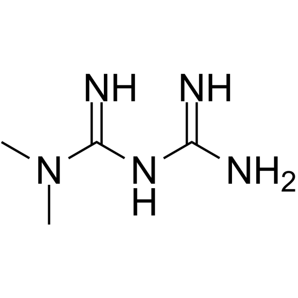 Metformin(Synonyms: 二甲双胍; 1,1-Dimethylbiguanide)