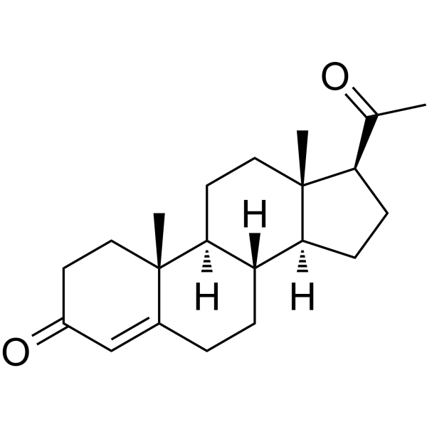 Progesterone(Synonyms: 孕酮; Pregn-4-ene-3,20-dione)