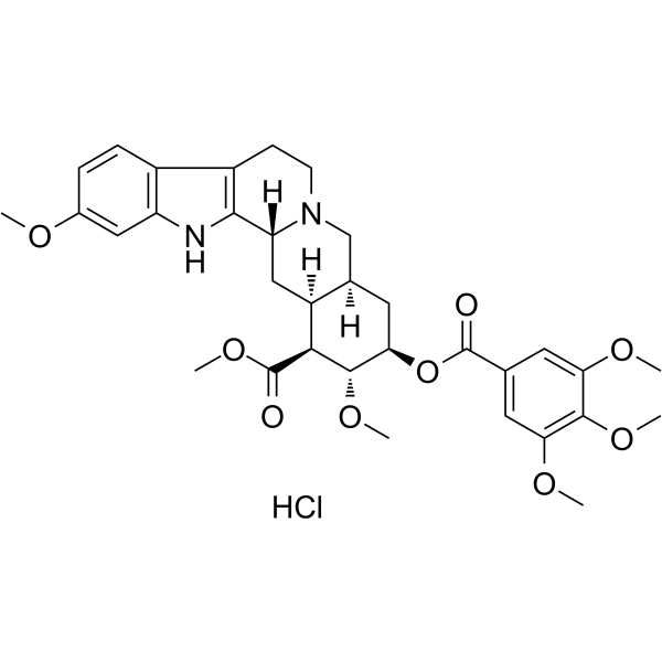 Reserpine hydrochloride(Synonyms: 利血平盐酸盐)