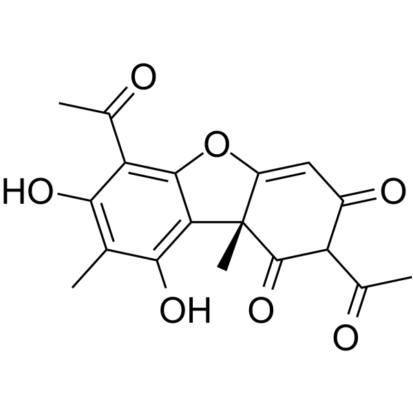 (+)-Usnic acid(Synonyms: (+)-地衣酸)