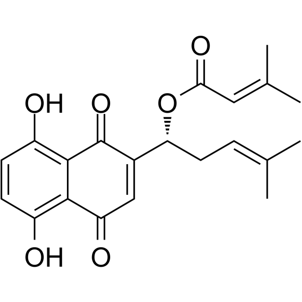 β,β-Dimethylacrylshikonin(Synonyms: Isoarnebin I)