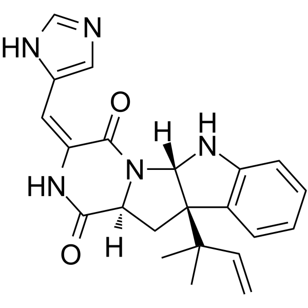 Roquefortine C(Synonyms: 异烟棒曲霉素 C)