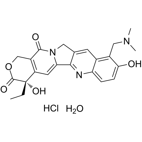 Topotecan hydrochloride hydrate(Synonyms: SKF 104864A hydrochloride hydrate; NSC 609669 hydrochloride hydrate)