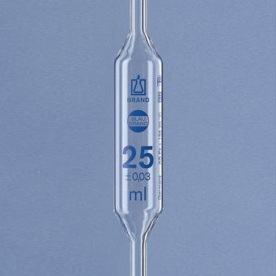 Brand普兰德 胖肚移液管单刻度 BLAUBRAND® AS级 3ml （29705）