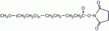 Succinimidyl valeric acid PEG, mPEG-SVA           Cat. No. PG1-SVA-20k     20000 Da    250 mg