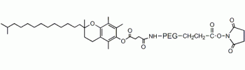 Vitamin E PEG NHS, Tocopherol PEG NHS           Cat. No. PG2-NSVE-5k     5000 Da    5 mg