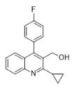 2-环丙基-4-(4-氟苯基)-3-喹啉甲醇对照品_121660-11-5